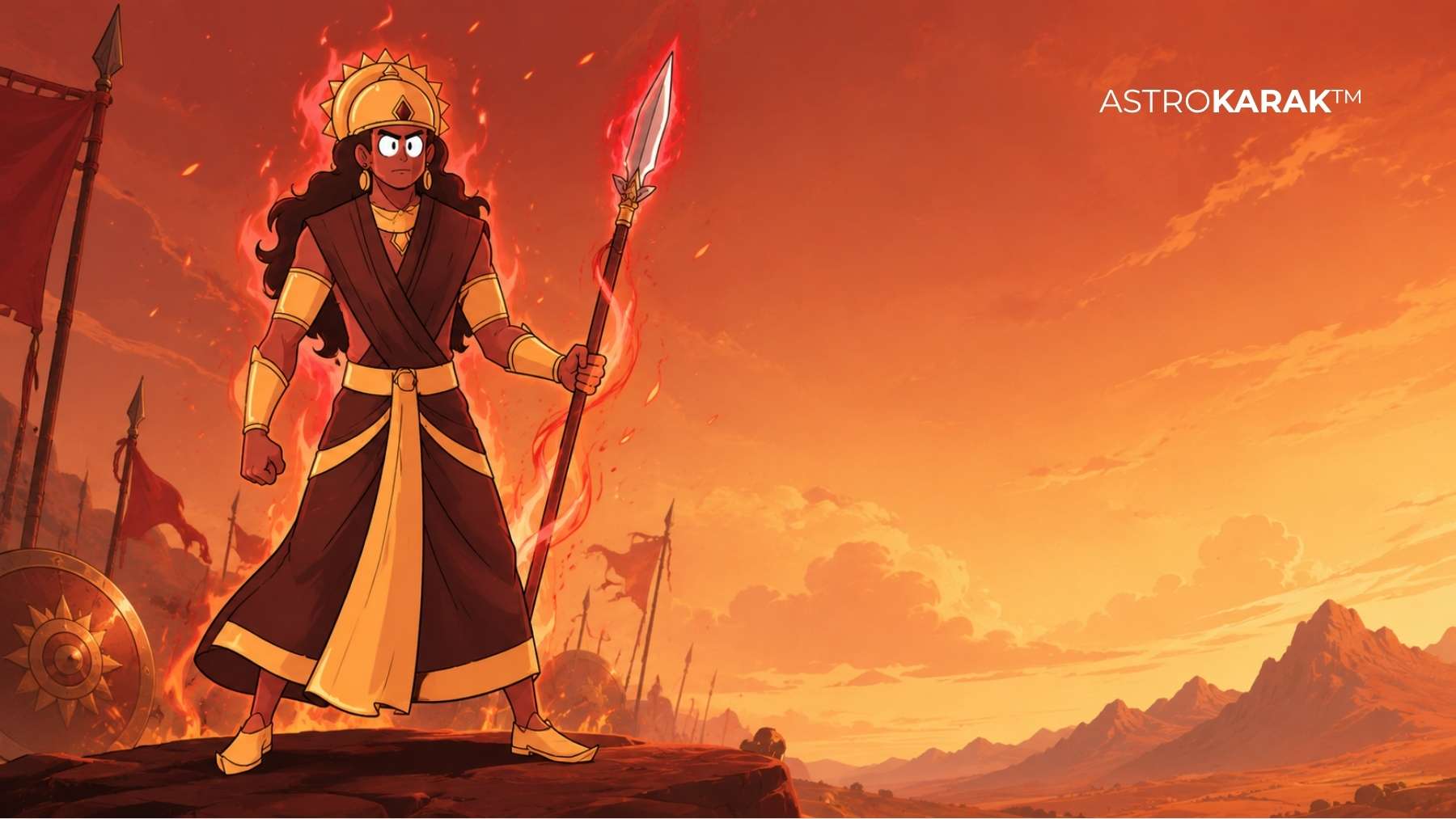 Mars in Vedic Astrology: The Graha of Courage, Energy, and Decisive Action